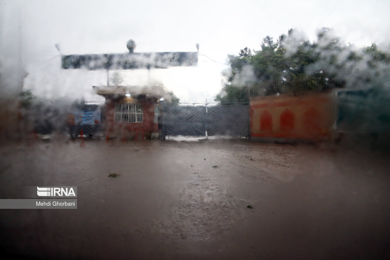 بارش های سیل آسا در مشهد