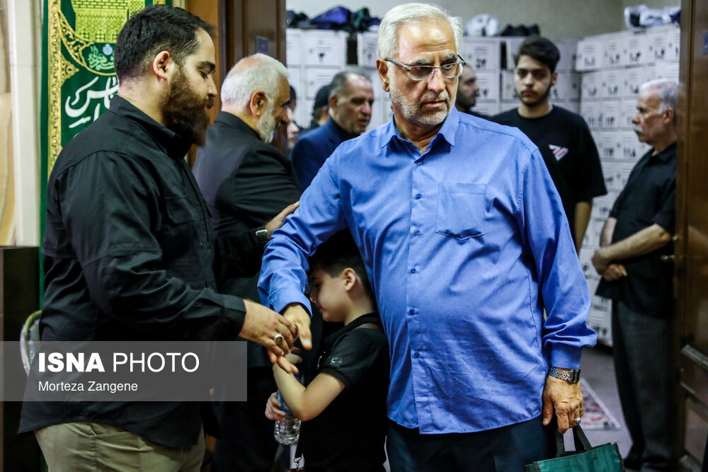 مراسم سالگرد شهادت اسماعیل هنیه و چهلم سردار ایزدی