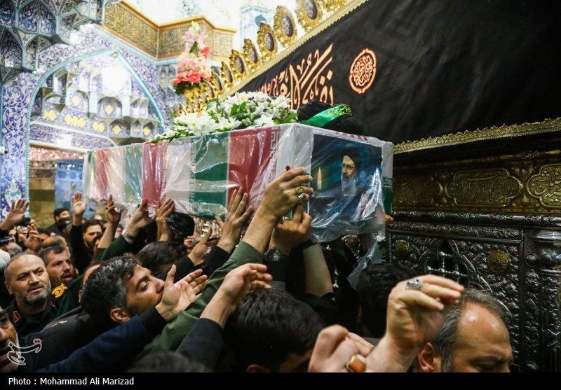 مراسم تشییع شهدای خدمت در قم