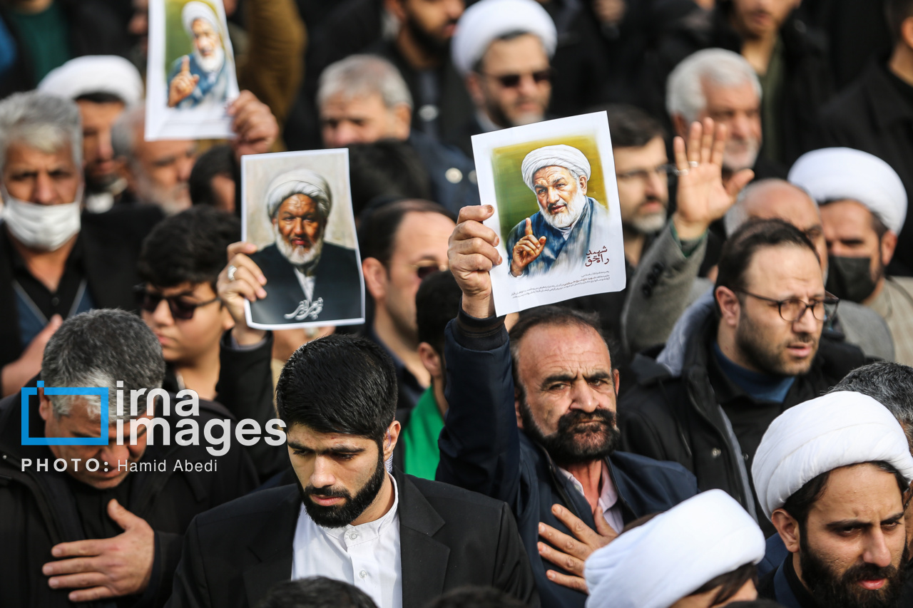 مراسم تشییع «شهدای عدالت» در قم