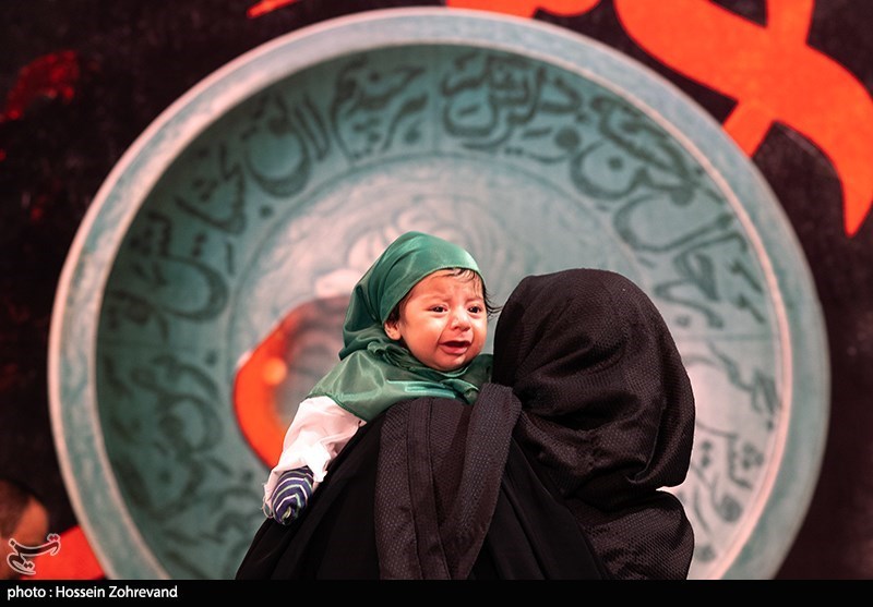 مراسم شیرخوارگان حسینی در امام زاده صالح (ع)