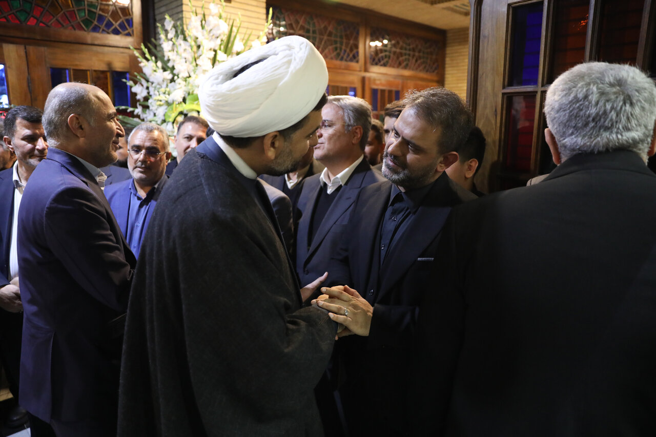 مراسم ختم پدر نماینده مسجد سلیمان با حضور قالیباف