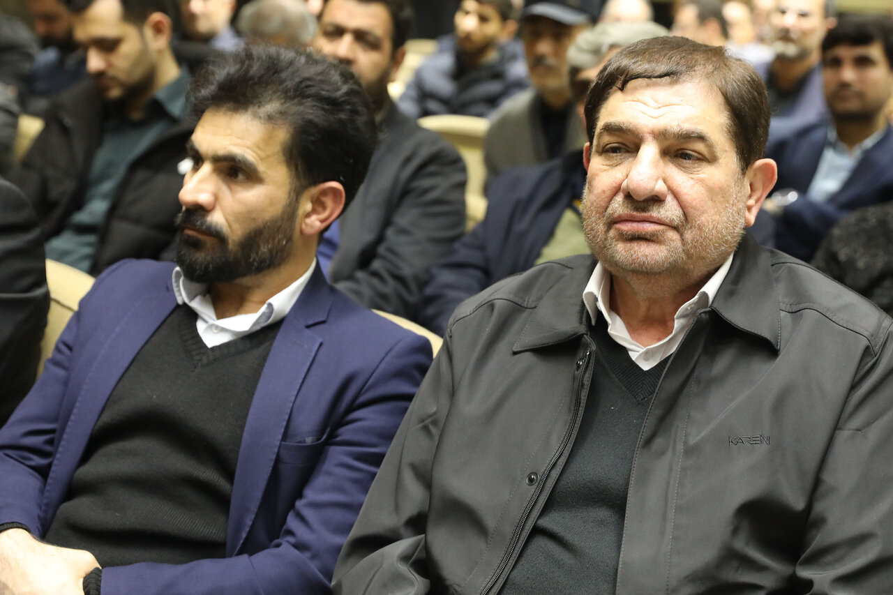 حضور قالیباف در مراسم ختم همسر و فرزندان معاون رئیس جمهور