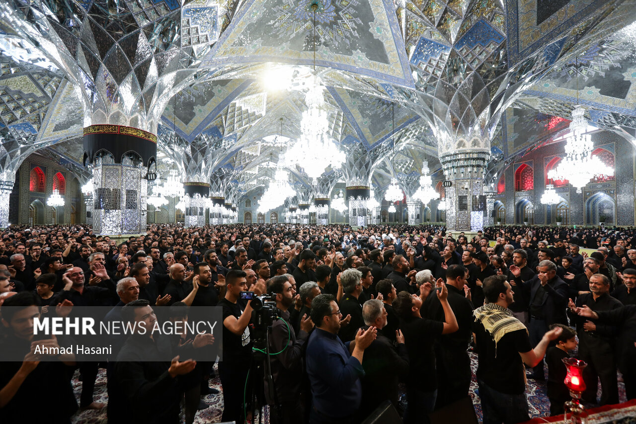 اجتماع «عاشورائیان» در حرم امام رضا(ع)