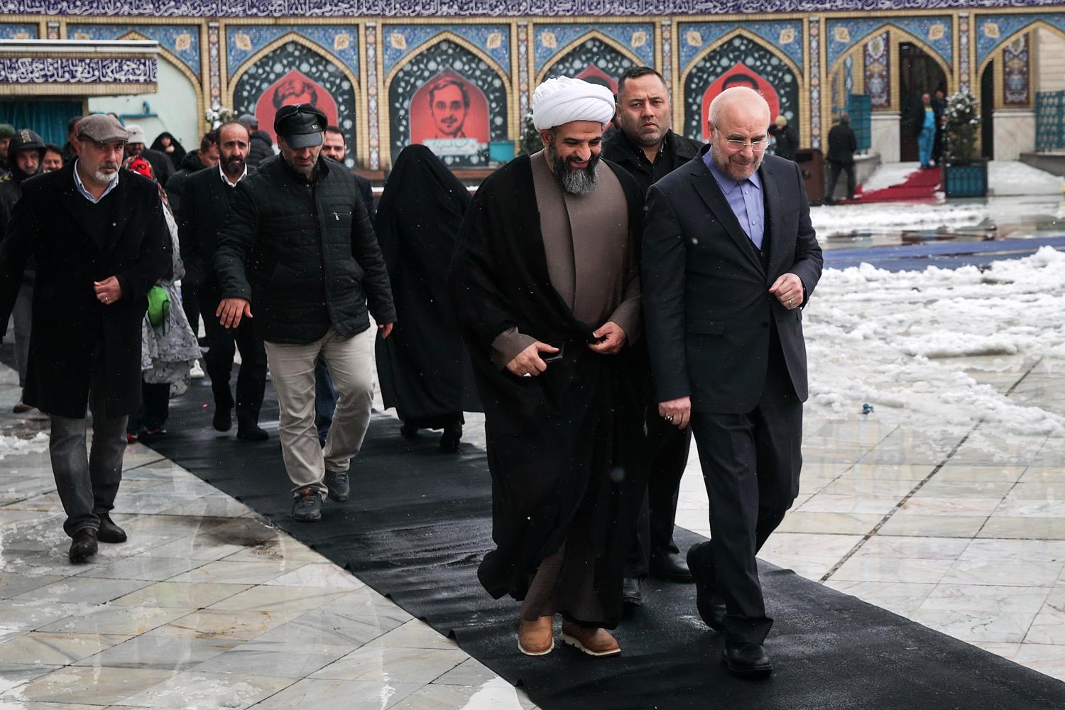 مراسم بزرگداشت چهلمین روز شهادت شهید سیدرضی موسوی با حضور قالیباف