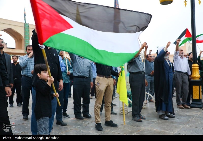 تجمع مردمی در پی محکومیت ترور شهید اسماعیل هنیه 