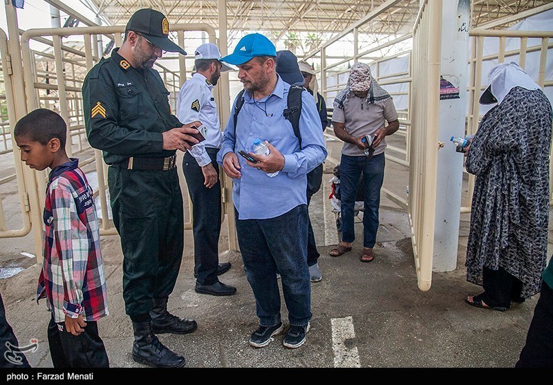 عبور زائران اربعین حسینی از مرز خسروی