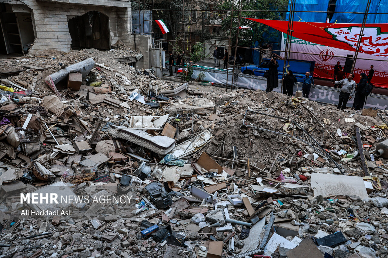 بزرگداشت شهدای حمله تروریستی رژیم صهیونیستی به نارمک