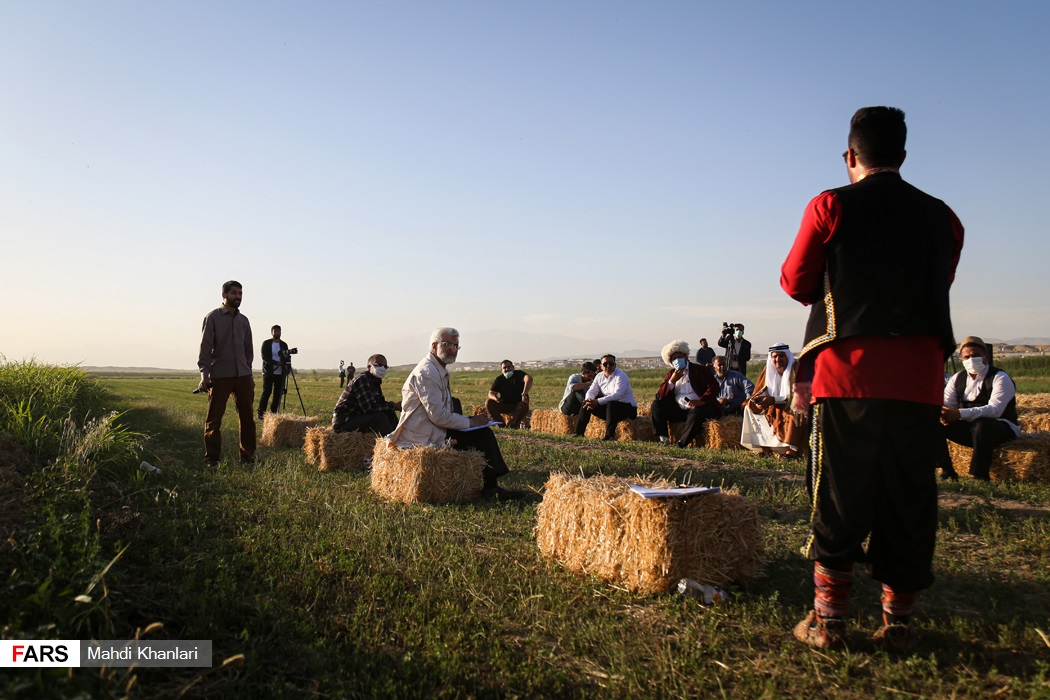 حضور سعید جلیلی درمیان کشاورزان شهر ری