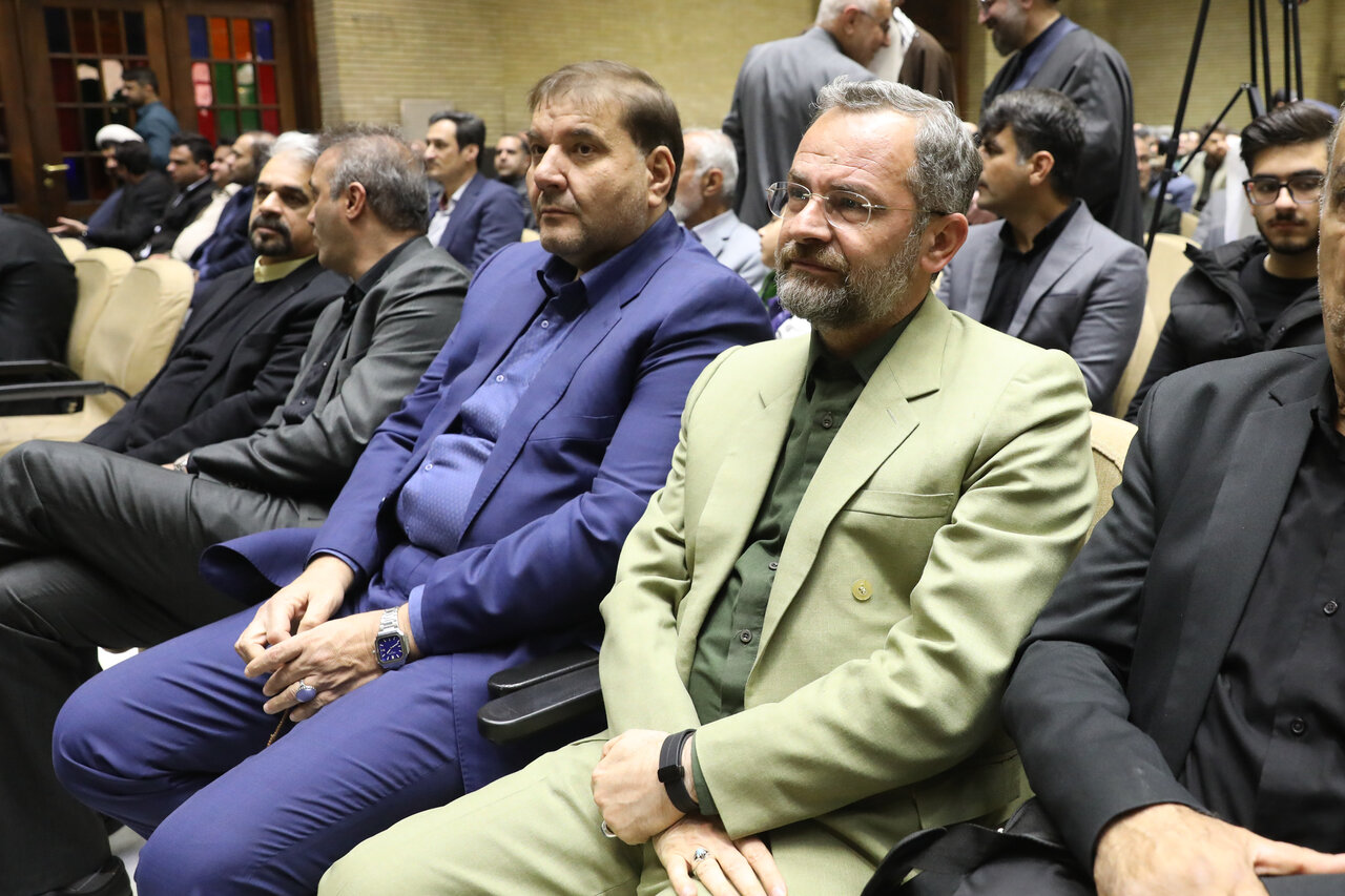 مراسم ختم پدر نماینده مسجد سلیمان با حضور قالیباف