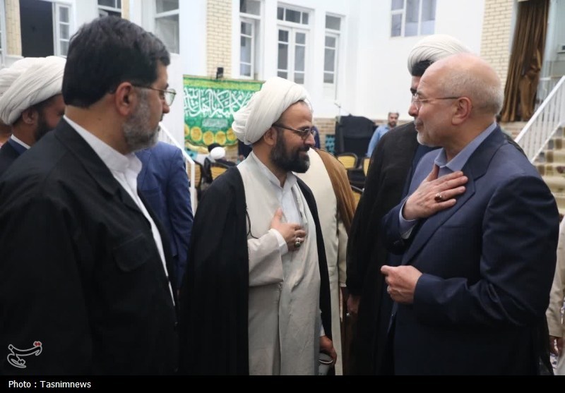 دیدار رئیس مجلس با آیت‌الله شبیری زنجانی