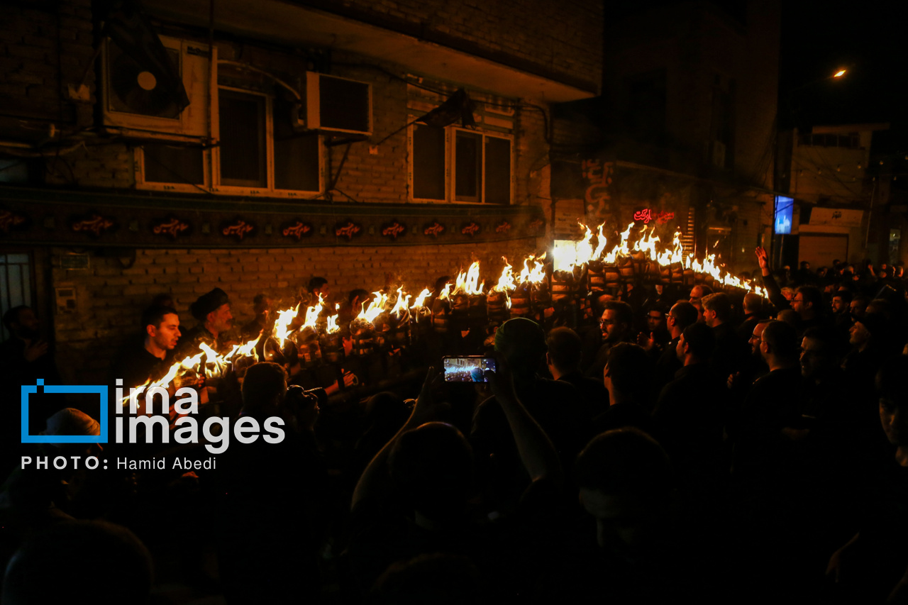 مشعل گردانی نجفی های مقیم قم