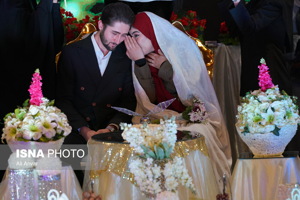 جشن ازدواج ۱۸۵ زوج دانشجو