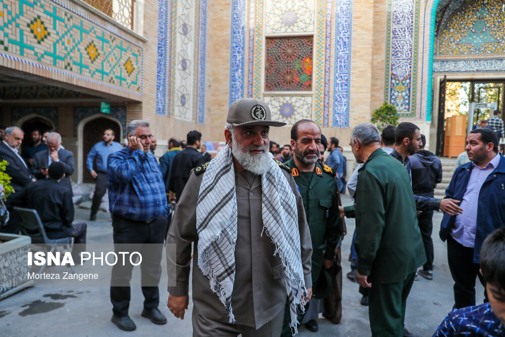 مراسم اولین سالگرد شهادت سردار زاهدی و همراهان
