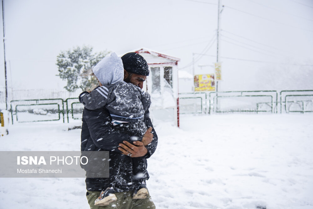 حال و هوای برفی ساری