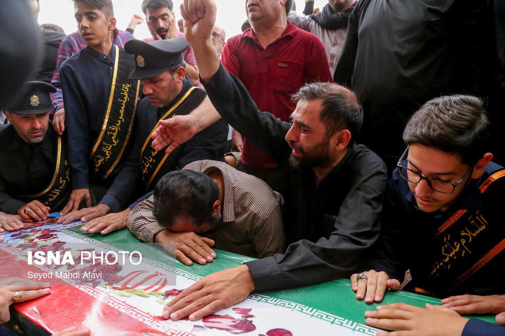 تشییع و تدفین پیکر شهید میثم سلگی