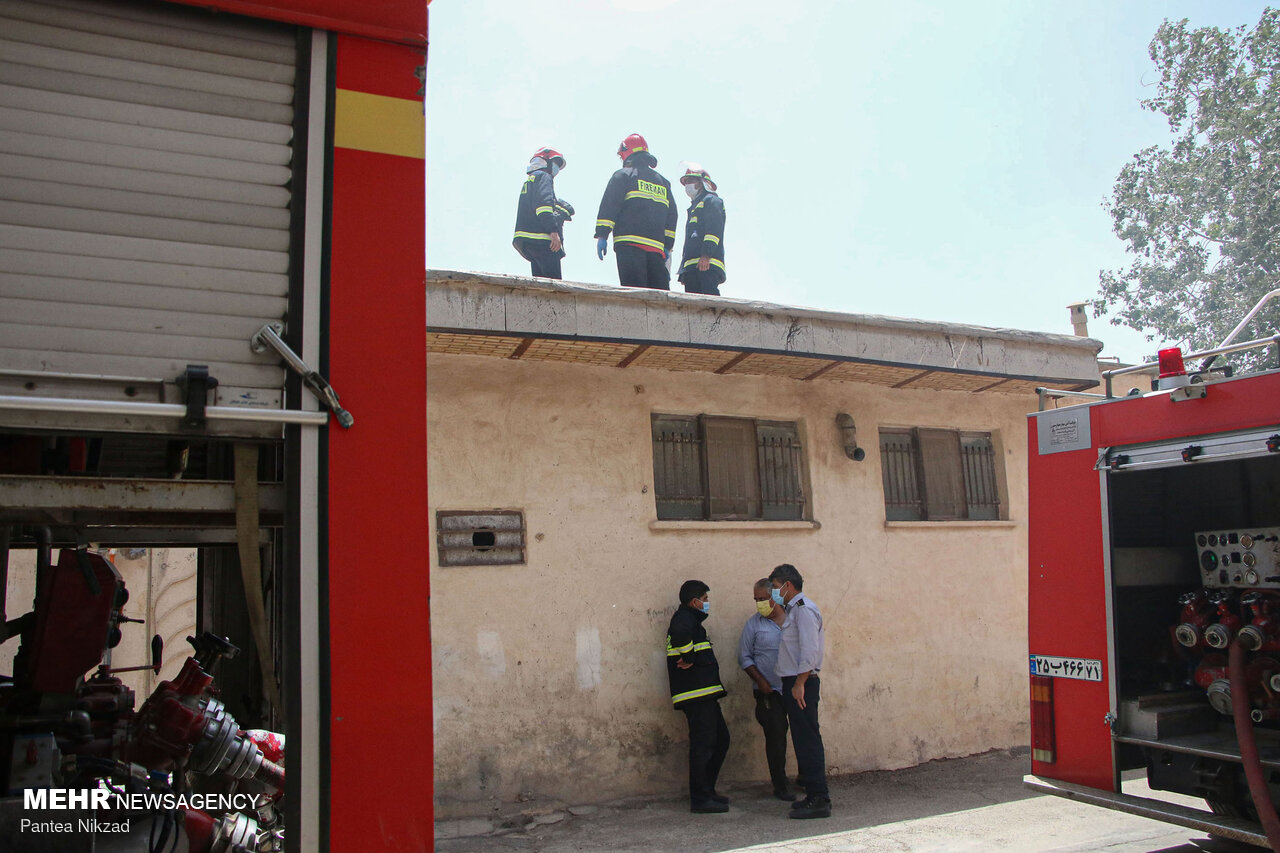 آتش سوزی منزل مسکونی