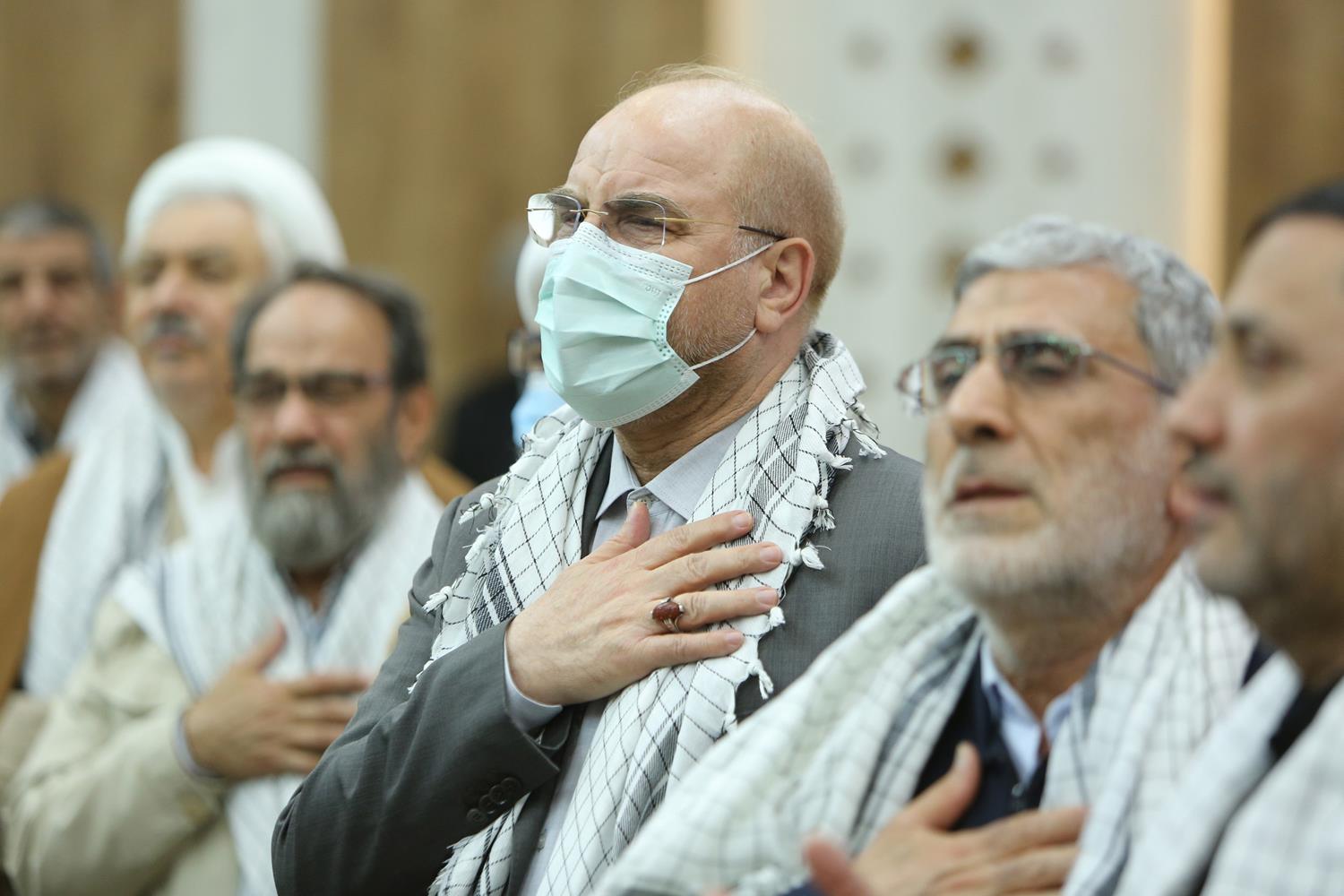 حضور سردار قاآنی و قالیباف در جمع «یاران خراسانی»