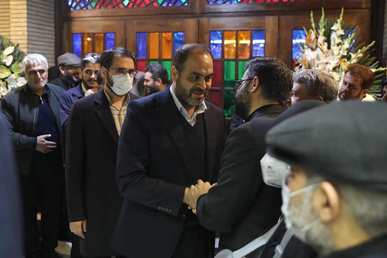 حضور قالیباف در مراسم ختم همسر و فرزندان معاون رئیس جمهور