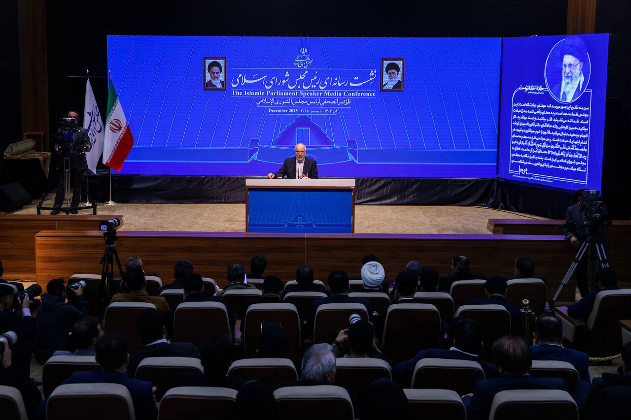 نشست خبری قالیباف 