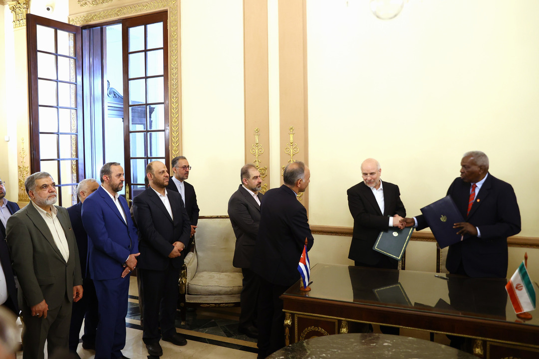 دیدار  قالیباف با لاسو هرناندز، رئیس مجلس کوبا