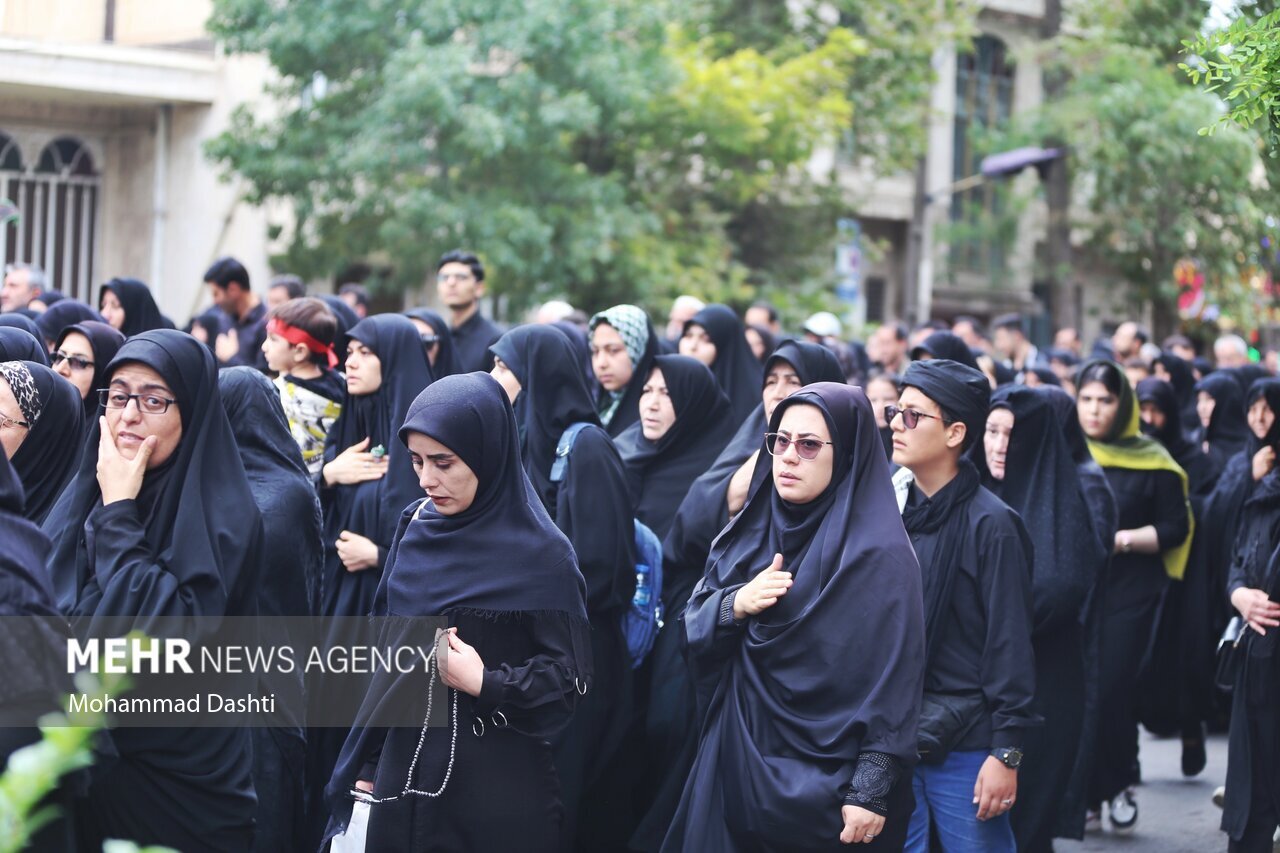 مراسم جاماندگان اربعین در استان‌ها