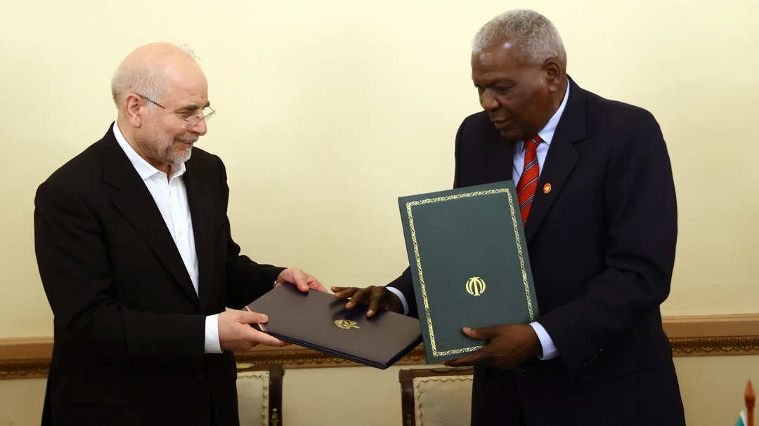 دیدار  قالیباف با لاسو هرناندز، رئیس مجلس کوبا