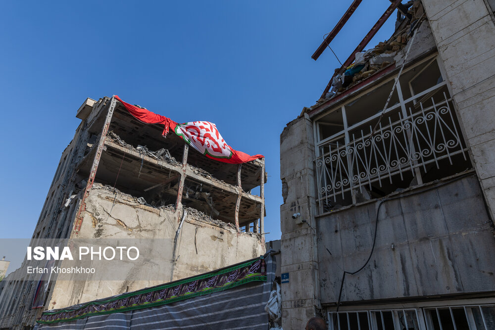 منازل مسکونی خسارت دیده منطقه ۴ تهران در جنگ تحمیلی ۱۲ روزه