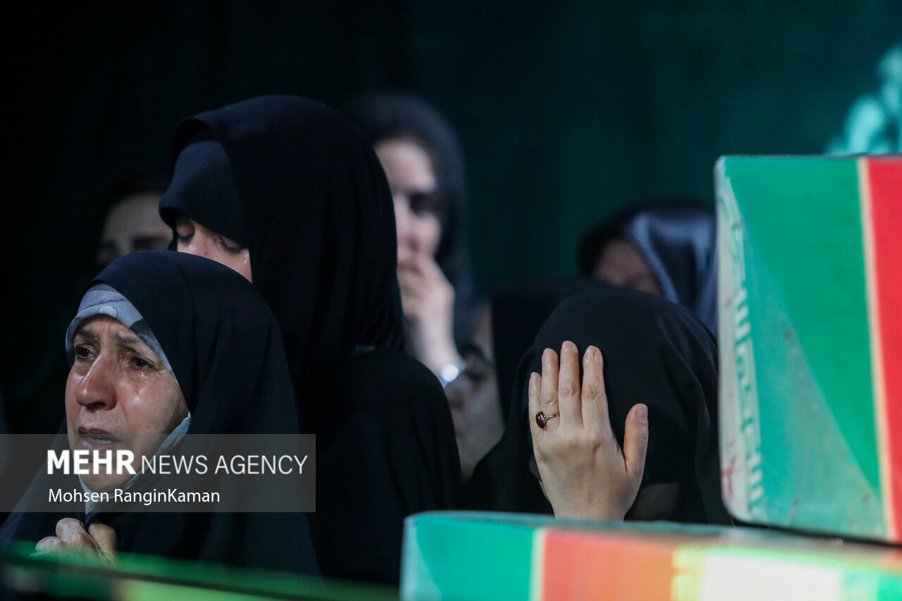 وداع با پیکر مطهر شهید «سعید آبیار» در معراج شهدای تهران