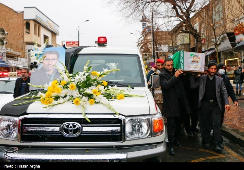 مراسم تشیع پیکر جانباز شهید سردار حاج محمدرضا رضایی