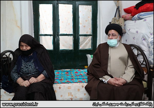 رئیسی در محلات حاشیه ای زنجان