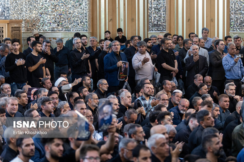 تدفین شهید طهرانچی و همسرش در حرم حضرت عبدالعظیم(ع)