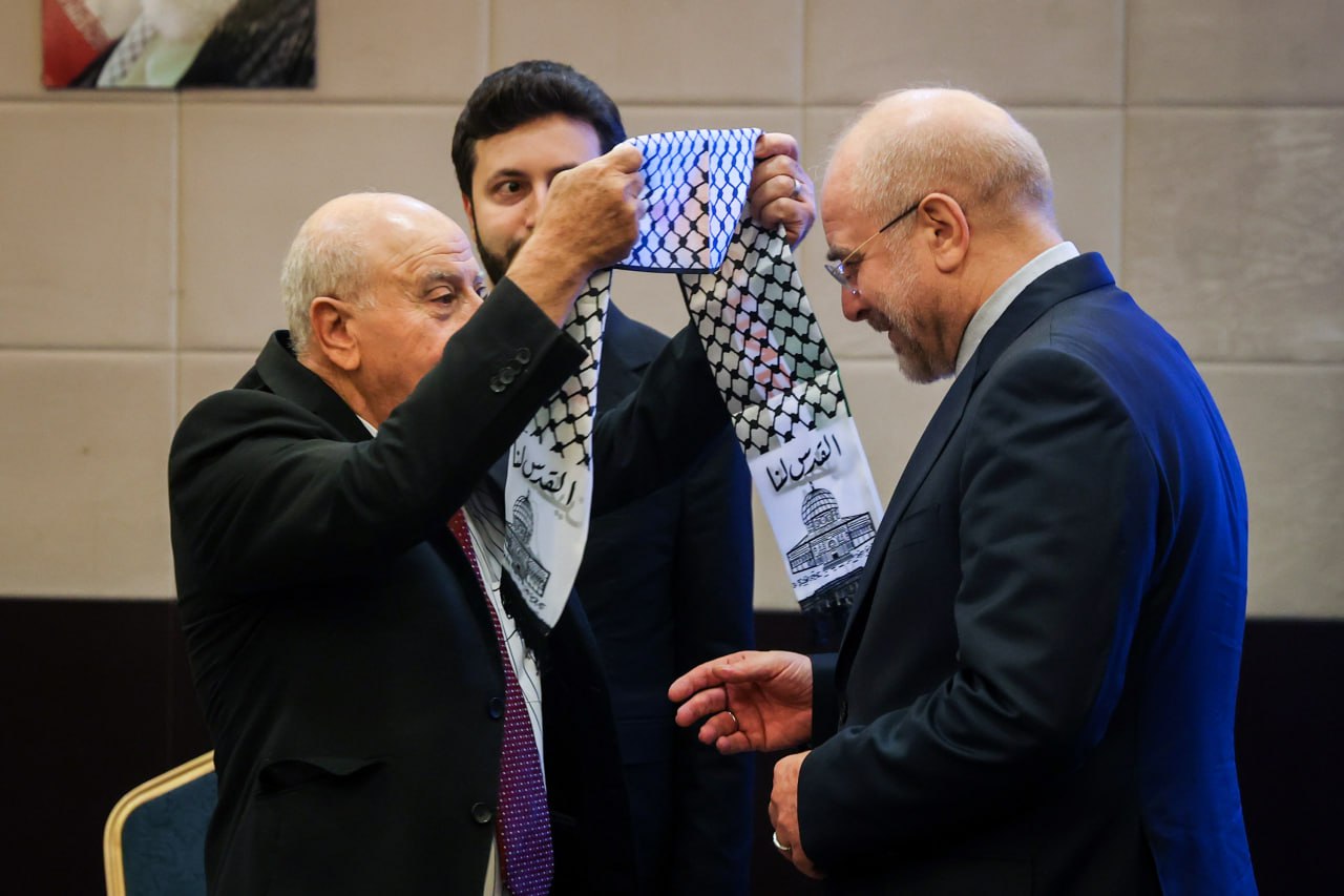  دیدار قالیباف با نایب رئیس شورای ملی فلسطین