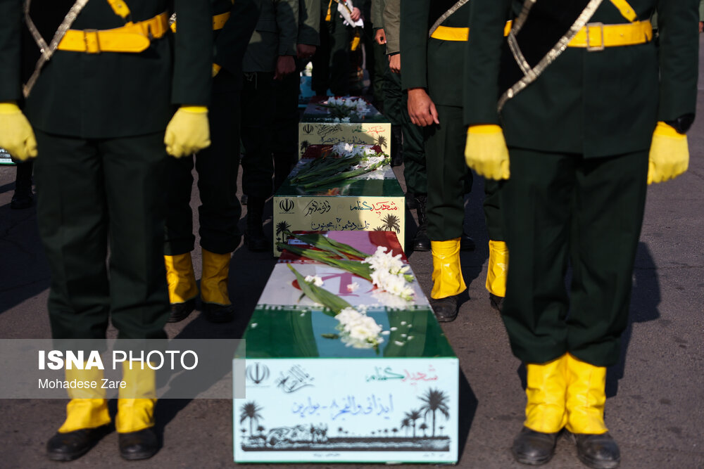 آیین استقبال از پیکرهای مطهر شهدای گمنام - مشهد