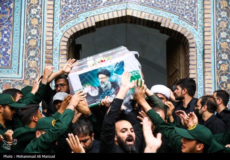 مراسم تشییع شهدای خدمت در قم