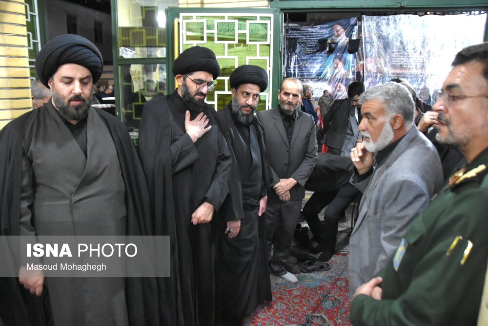 مراسم وداع با پیکر آیت الله سید محمد شاهچراغی