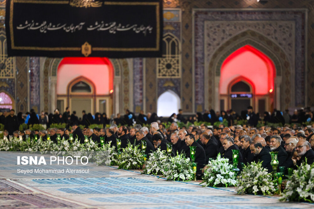 مراسم خطبه خوانی شب شهادت امام رضا (ع)