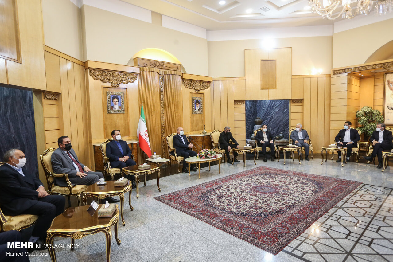 بدرقه رسمی قالیباف در سفر به سوریه