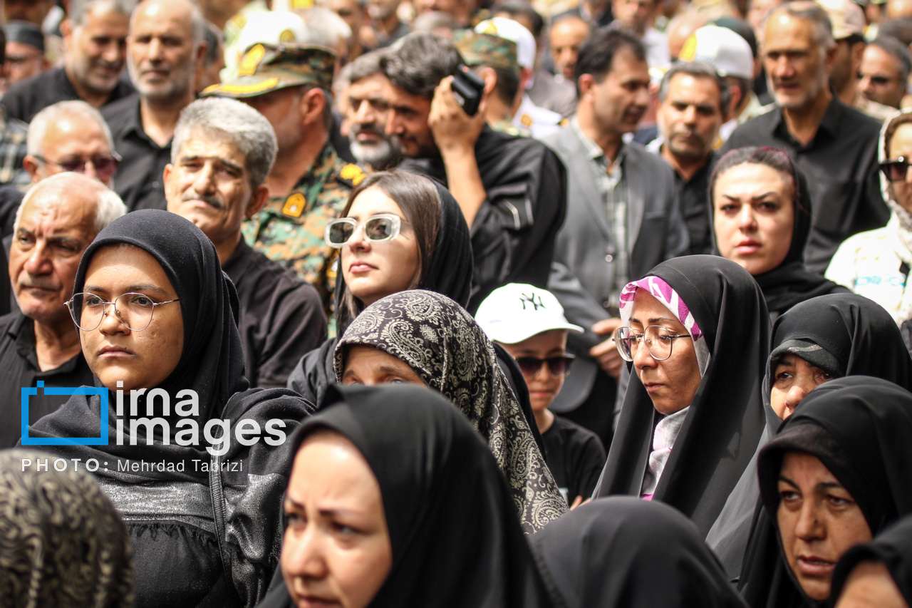 تشییع پیکر شهید مدافع وطن در ارومیه