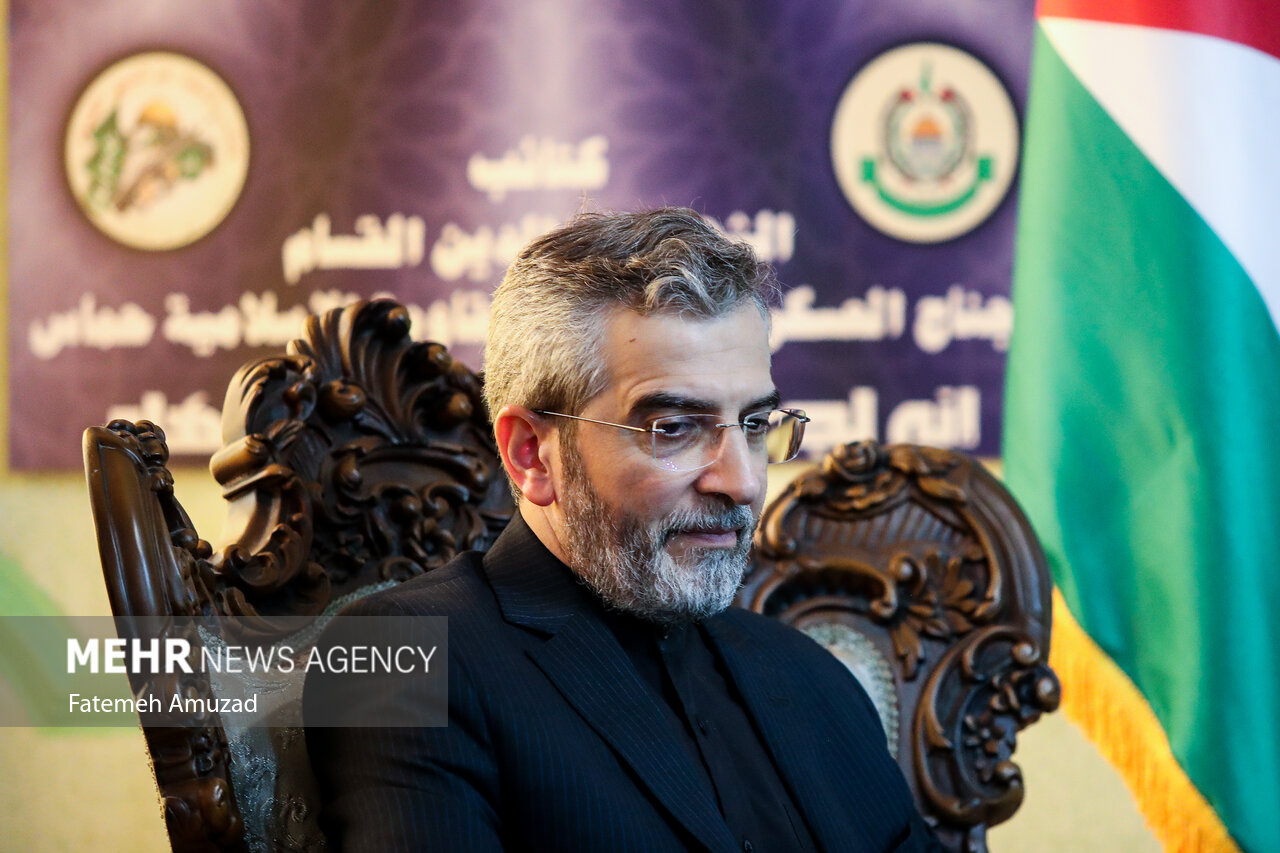 حضور سرپرست وزارت خارجه در دفتر حماس در تهران