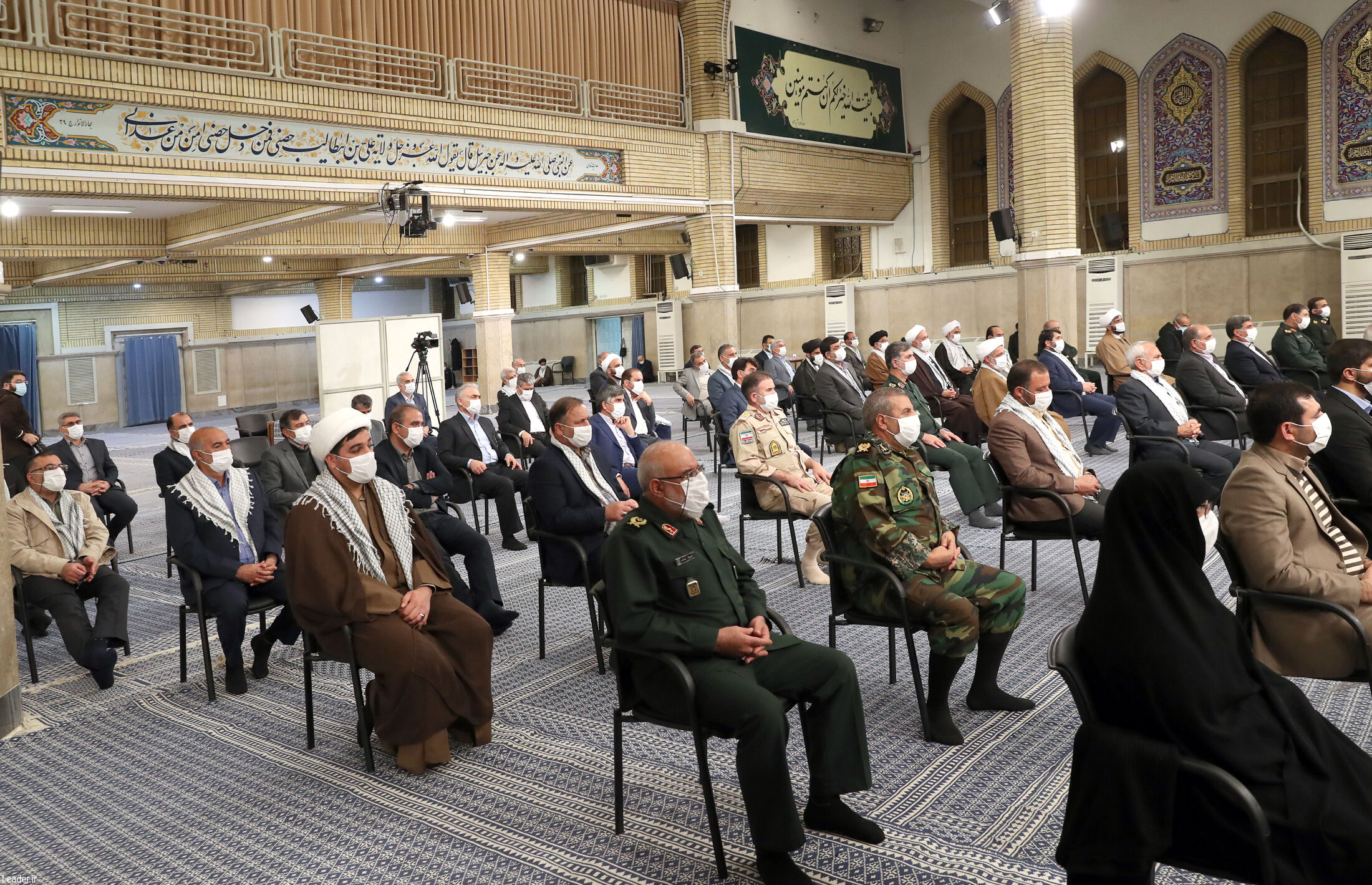 دیدار دست‌اندرکاران کنگره‌ شهدای ایلام با رهبر انقلاب