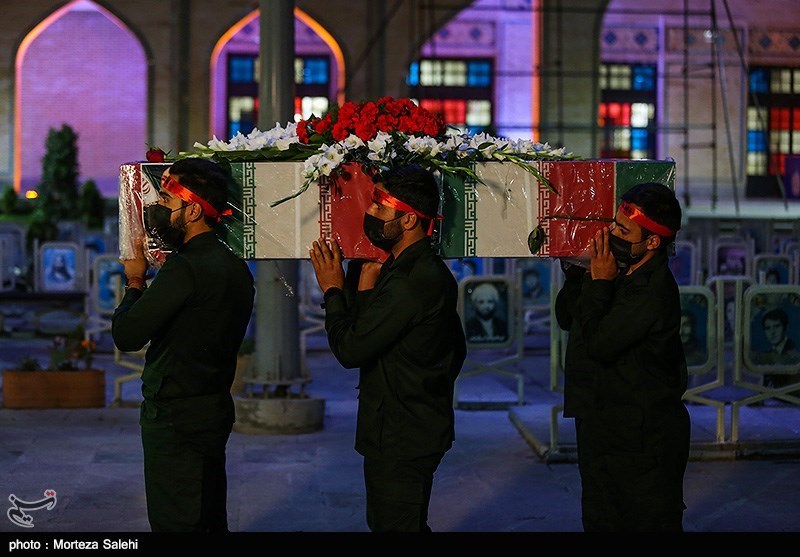  ورود پیکر مطهر سردار حجازی به اصفهان