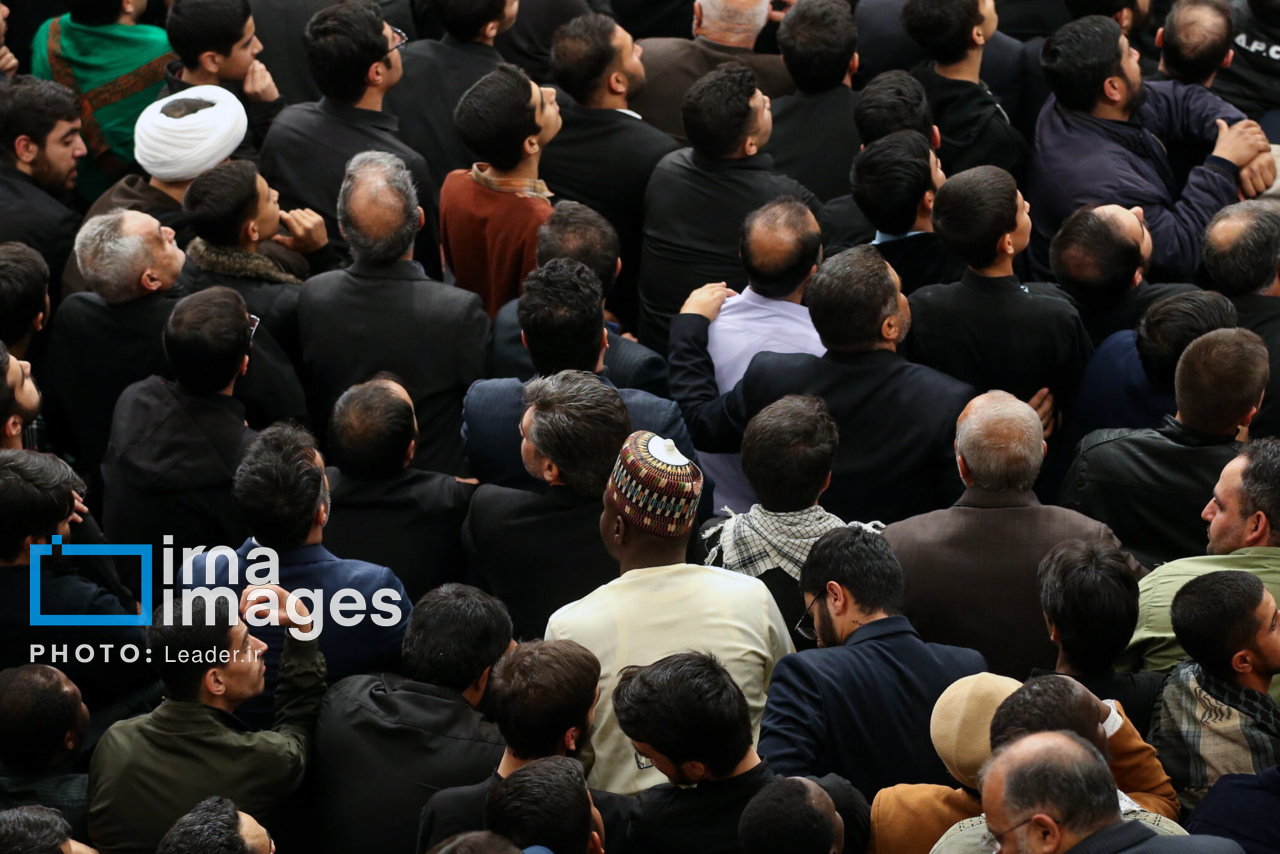 نخستین شب عزاداری ایام فاطمیه با حضور رهبر انقلاب
