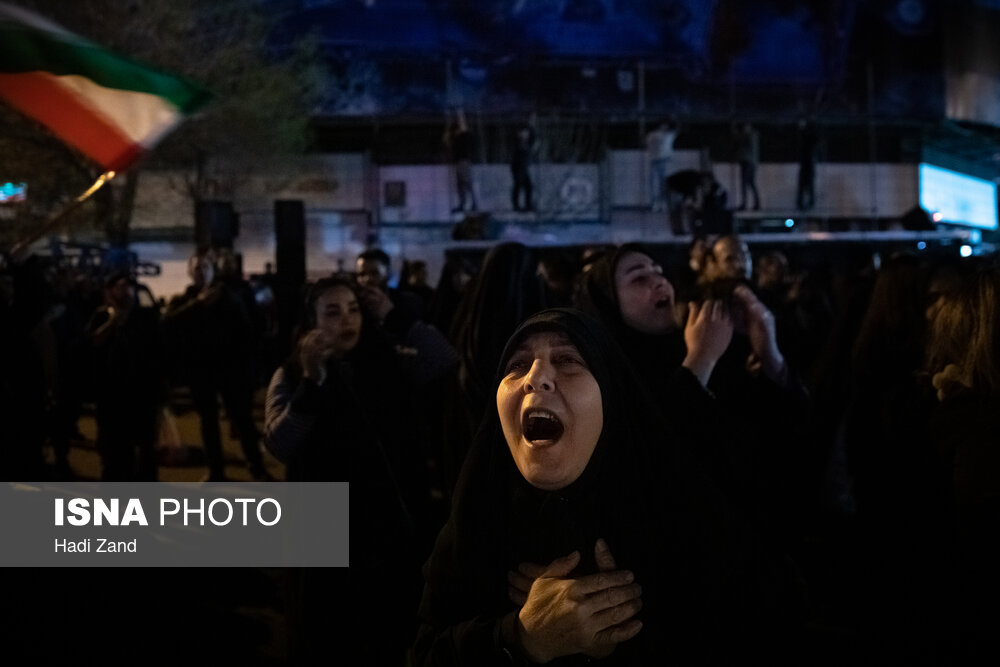 مراسم عزاداری در سوگ رهبر شهید انقلاب - تهران
