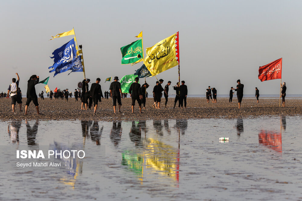 آغاز پیاده روی زائران اربعین از مسیر «رأس‌البیشه» عراق