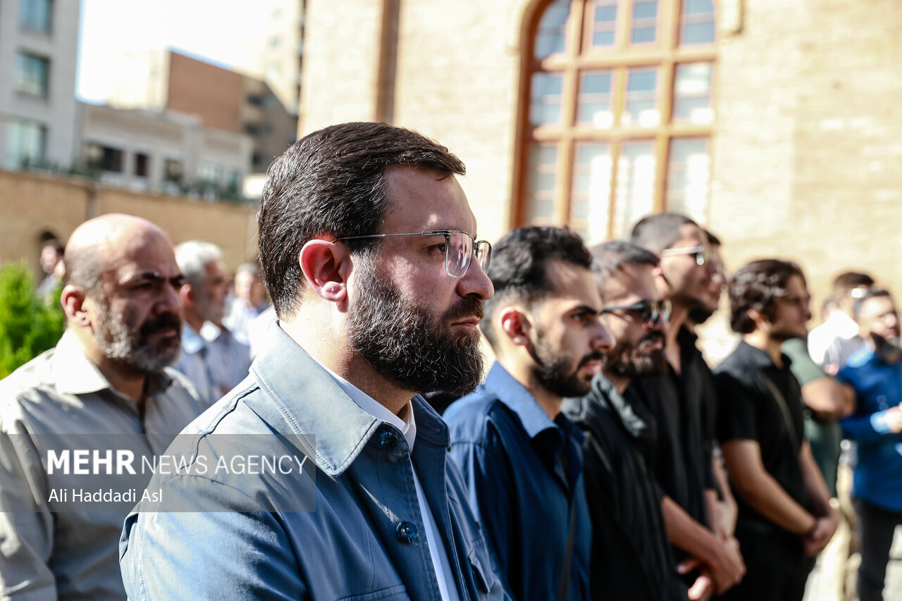 مراسم تشییع پیکر محمد کاسبی