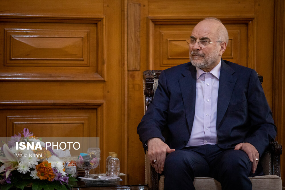 دیدار «علی حسن خلیل» معاون سیاسی رئیس مجلس لبنان با قالیباف