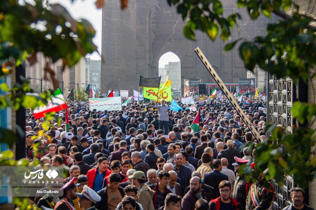 راهپیمایی حمایت از مردم غزه در ایران