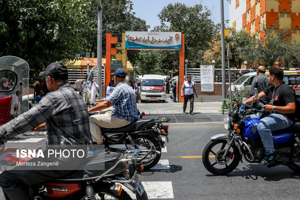 مراسم رژه خودرویی اورژانس اجتماعی در تهران