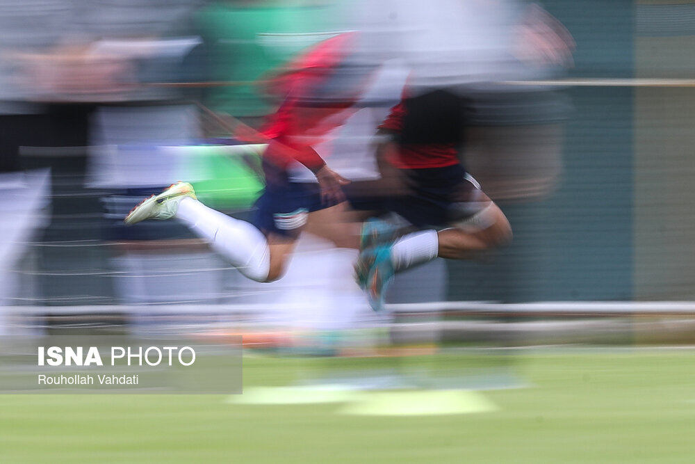 تمرین تیم ملی فوتبال